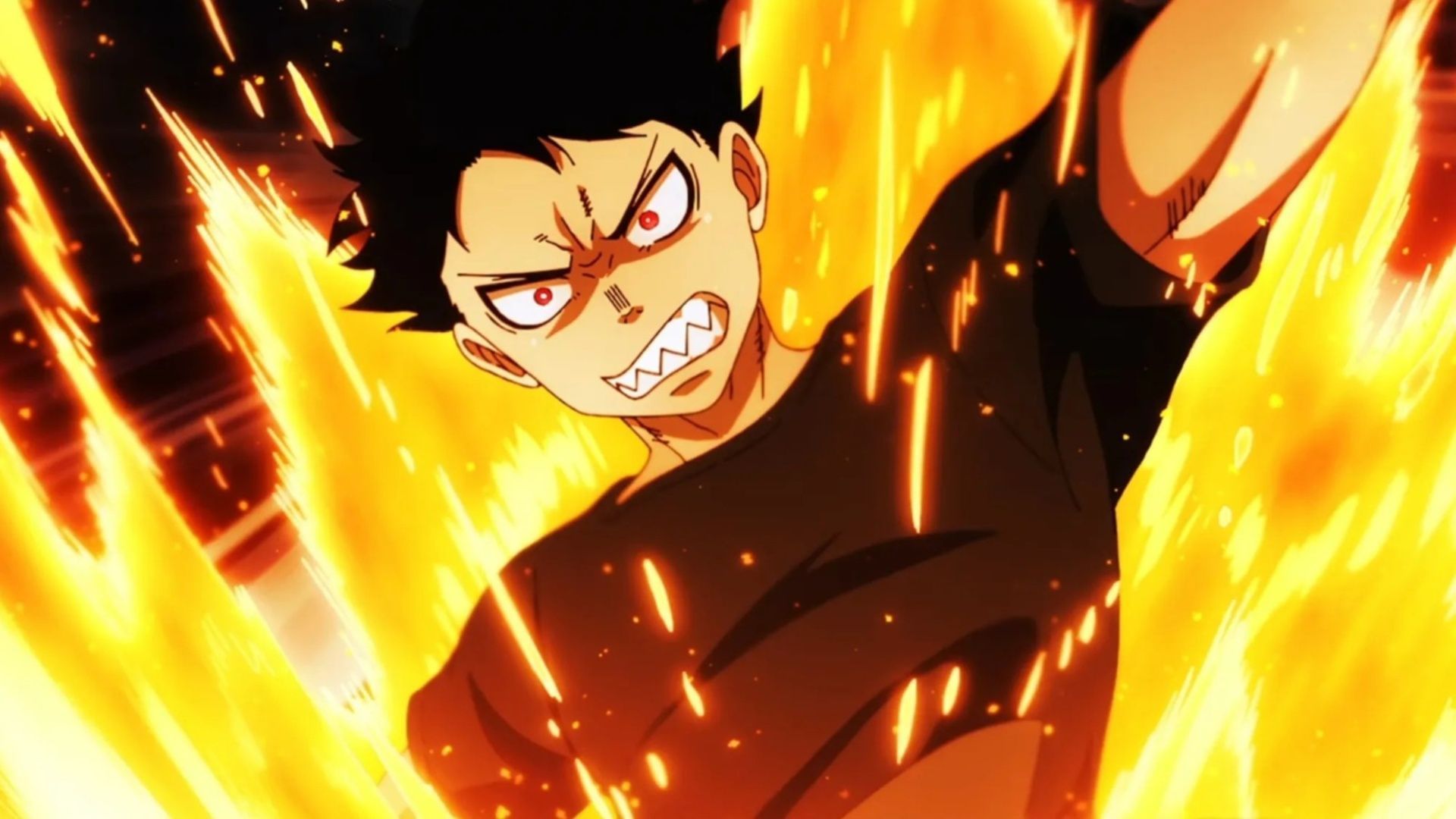 Shinra Kusakabe as seen in one of the Modern Shonen without any tournament arc (Image via David Production)