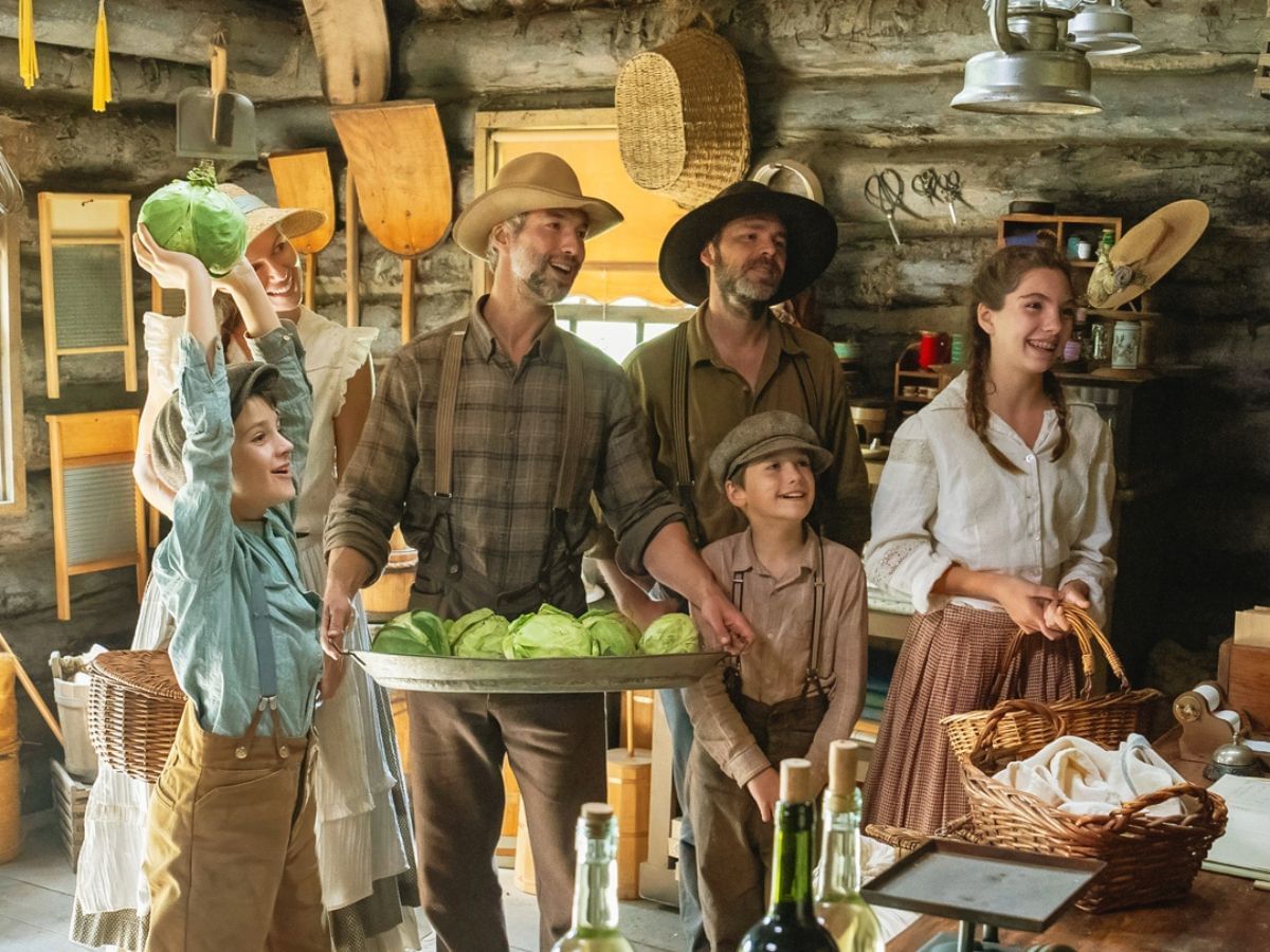 Cast of Back to the Frontier (Image via Instagram/@magnolianetwork)