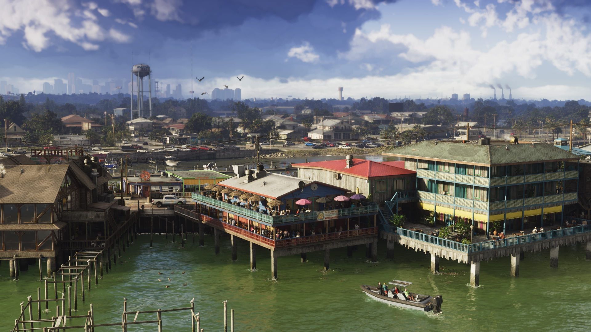 GTA 6 leaks hints at realistic surfing, hurricanes, flodding mechanics coming to the title (Image via Rockstar Games)
