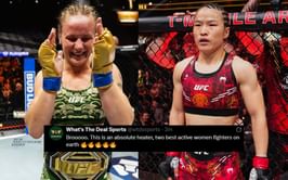 Dana White confirming Valentina Shevchenko vs. Zhang Weili as UFC 322 co-main sends fans reeling: "THE SUPER FIGHT!!!"