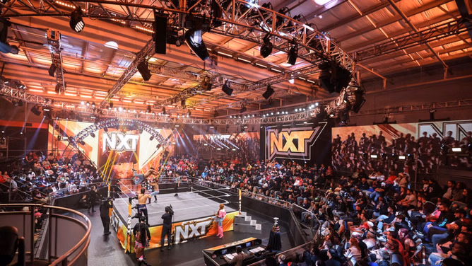 WWE star attempts to leave the building mid-match again; forced to return