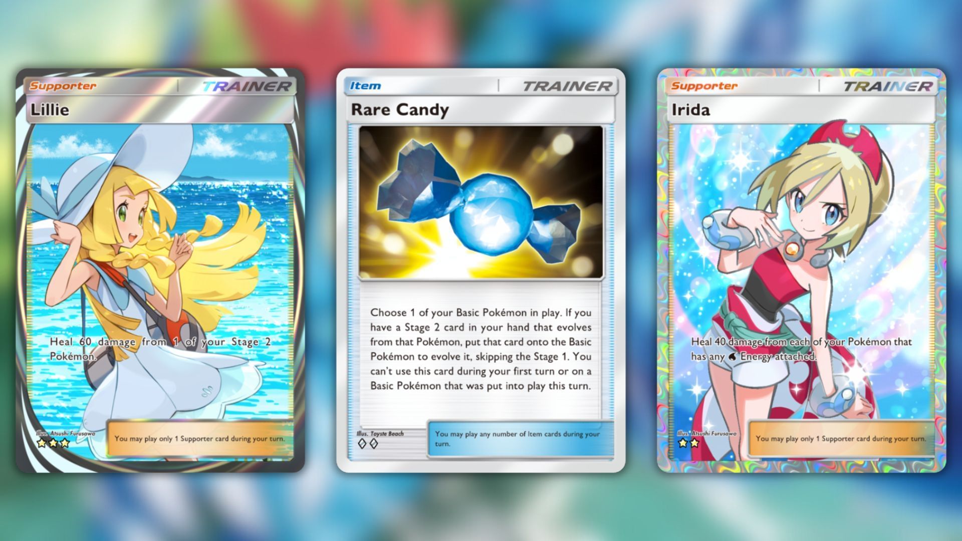Best supporting cards in this deck (Image via The Pokemon Company)
