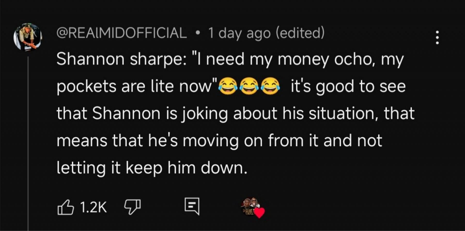 Comments under the video, (Photo via YouTube/Nightcap)