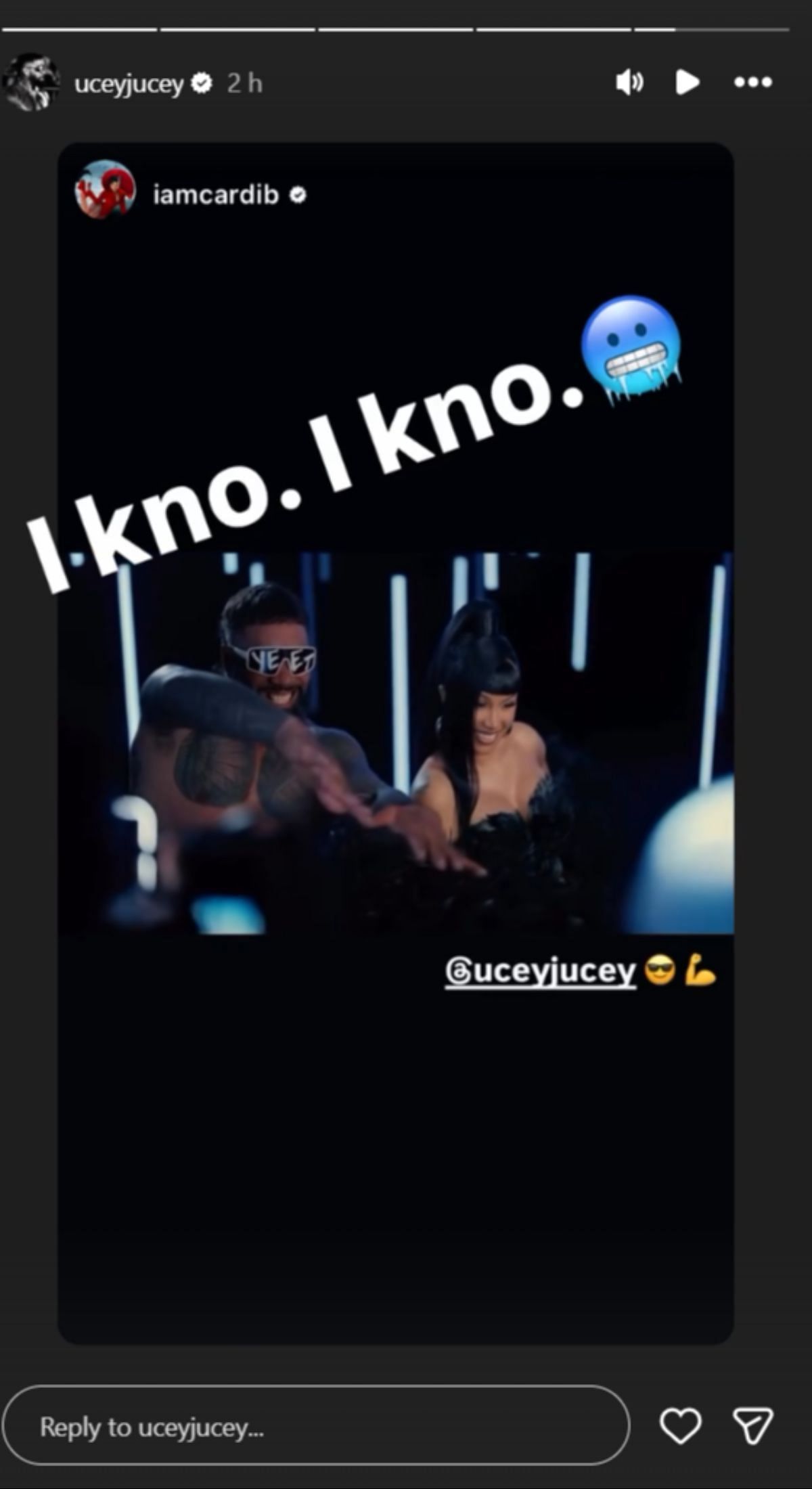 Main Event Jey responds to Cardi B. [Photo credits: Jey Uso&#039;s Instagram account]