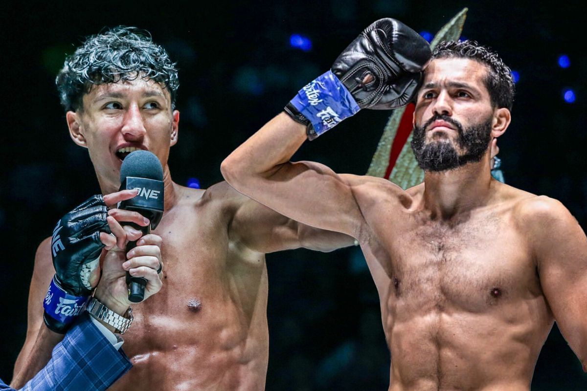 Nabil Anane and Ilias Ennahachi (Image by ONE Championship)