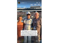 McCall's IG story celebrating Zane's Richmond performance (Image via Instagram/ @mccallkelli)