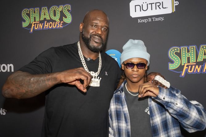 "I worry about him every day": Shaquille O'Neal's son Myles hilariously reacts to 53-year-old NBA legend's boxing que