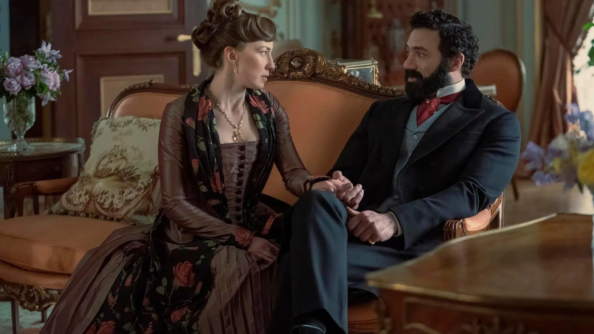 After The Gilded Age season 3, it is uncertain whether George and Bertha&#039;s marriage will last (Image via Official Facebook Page)