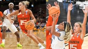 Ex-Miami star Hanna Cavinder’s sister drops her while attempting a viral TikTok trend