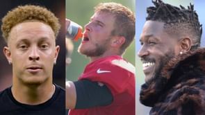 "F**ked up" - Antonio Brown throws shade at Tyler Shough as Spencer Rattler earns starting role in Saints preseason opener against Chargers