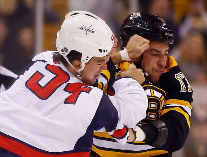 Ex-Bruins enforcer Milan Lucic drops 2-word reaction to his 2013 all-out heavyweight tilt against Joel Rechlicz