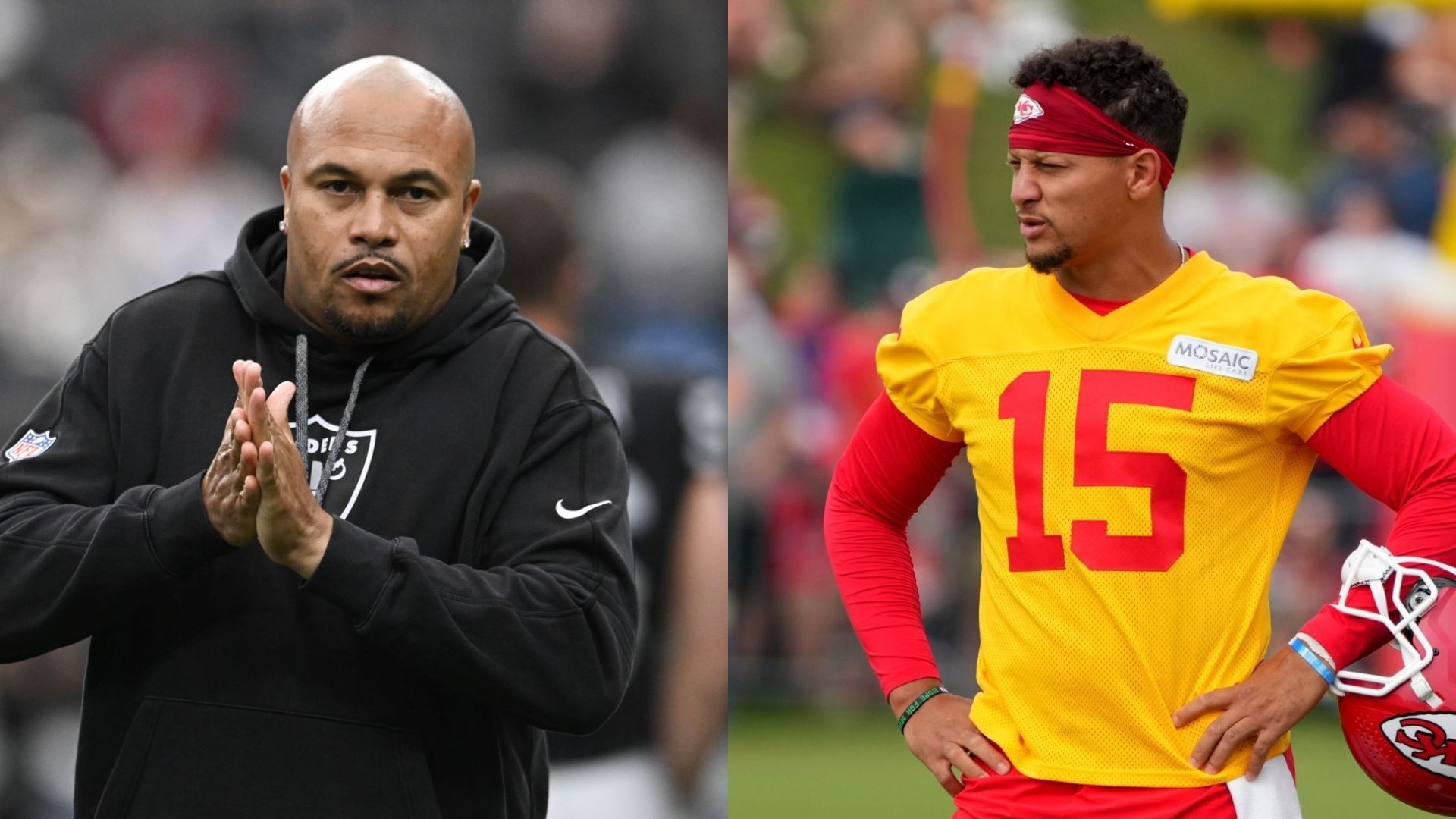 Antonio Pierce has seemingly joined his old foe Patrick Mahomes
