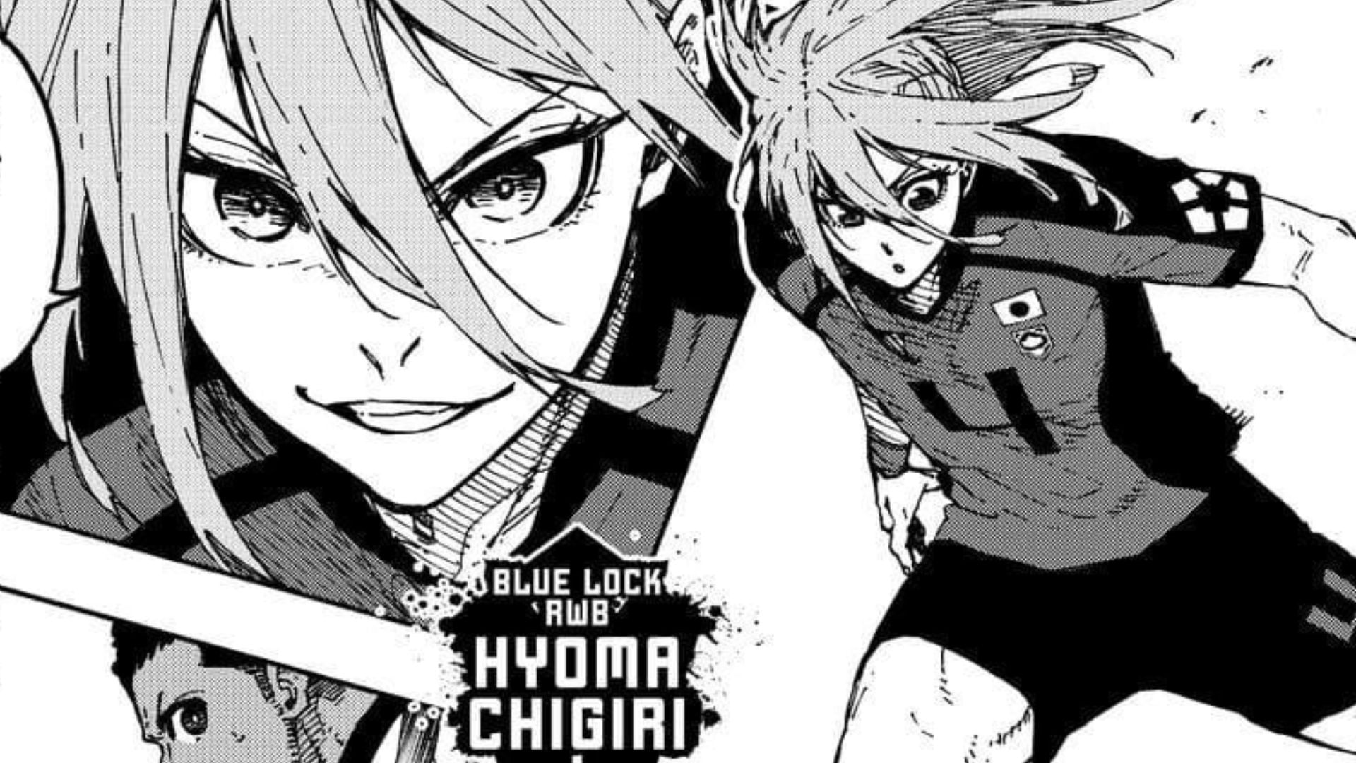 Hyoma Chigiri as seen in the Blue Lock manga (Image via Kodansha)
