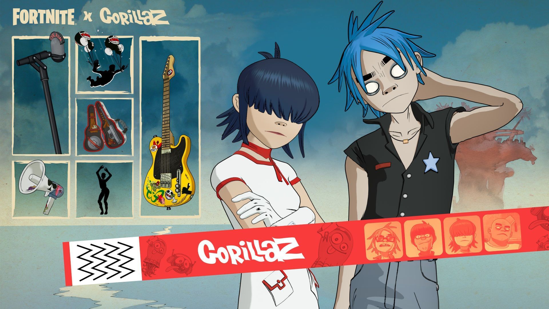 Fortnite Gorillaz bundle