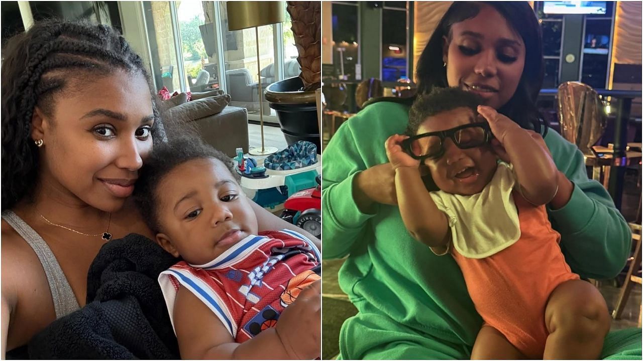 Deiondra Sanders and baby Snow (Credits: Deiondra