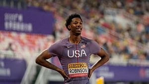 After an embarrassing wardrobe malfunction, Chris Robinson reveals preparing differently for the USATF National Championships