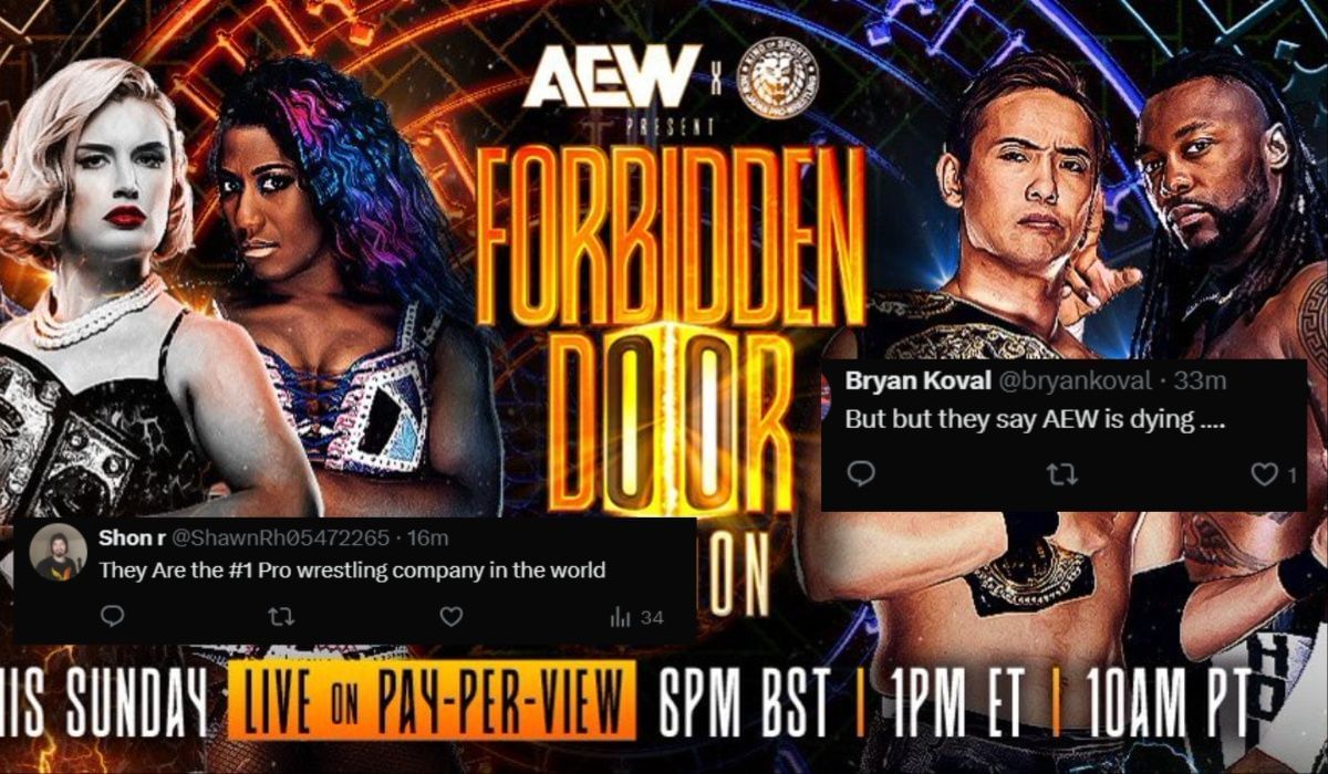 Forbidden Door takes place at the O2 Arena. (Image via X/@AEW)