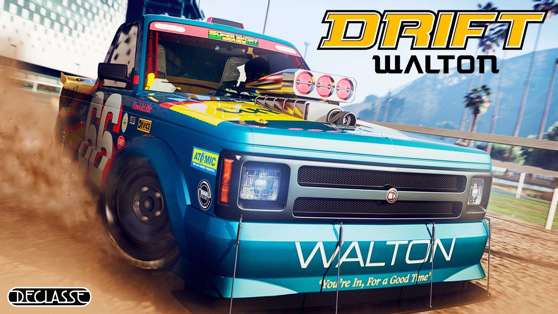 A quick guide on getting the GTA Online Declasse Drift Walton L35 for free (Image via Rockstar Games)