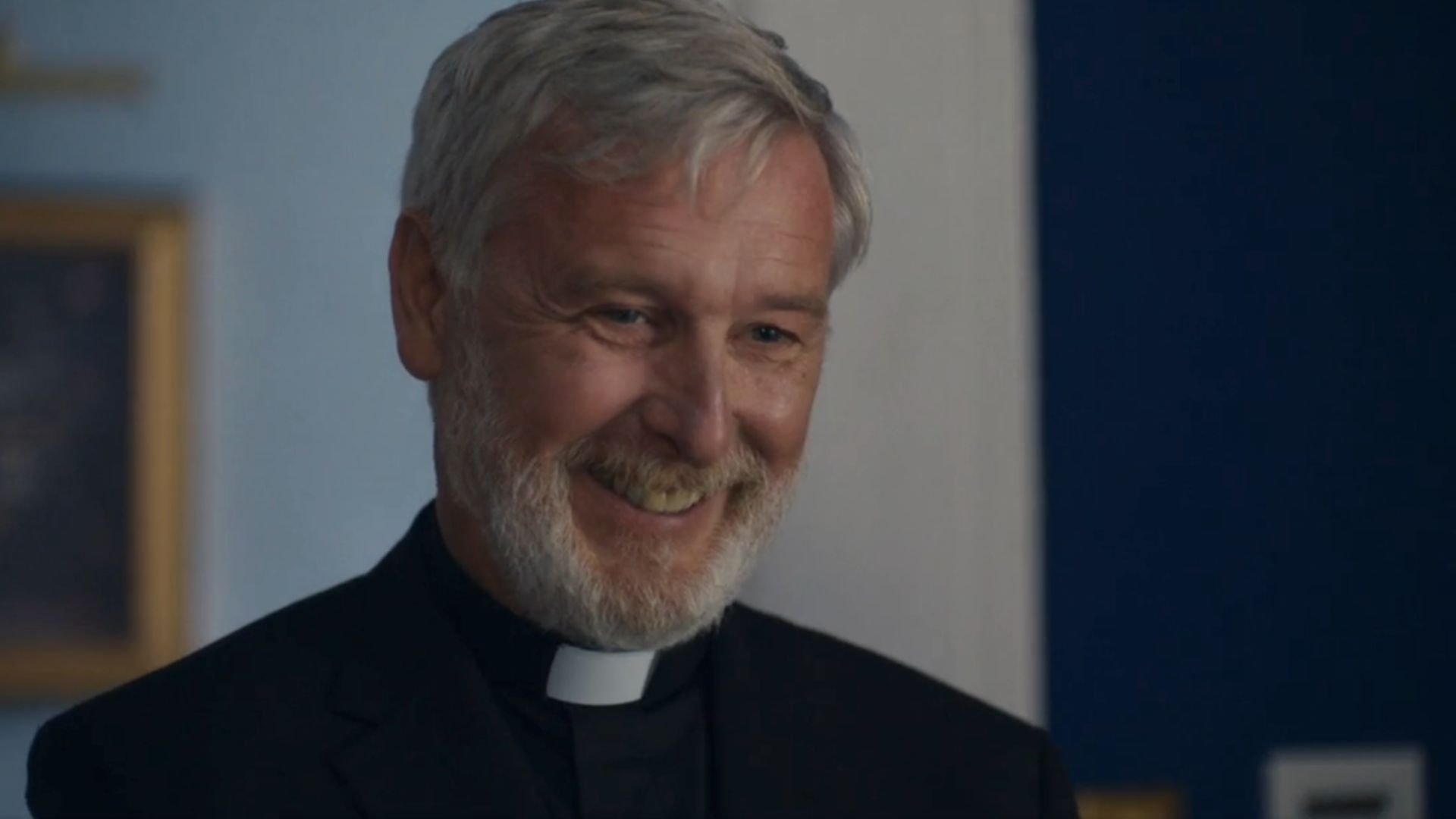 Father Al&#039;s real identity is revealed (Image via Acorn TV)