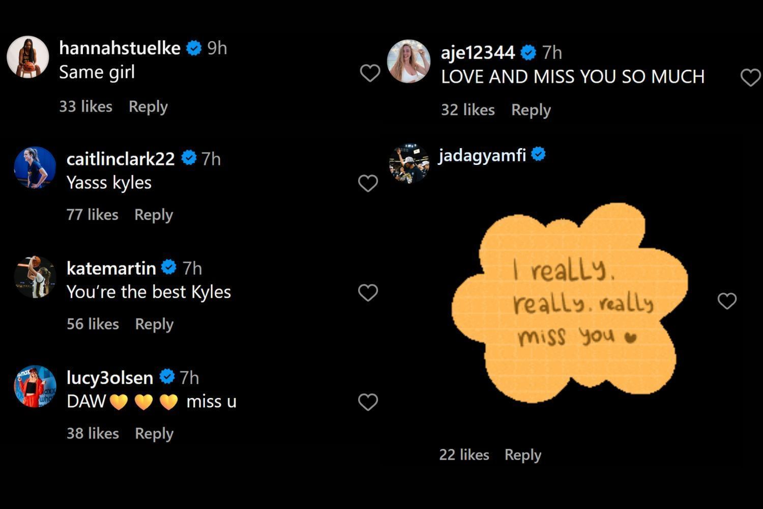 Screenshot via Instagram (@kyliefeuerbach/IG)