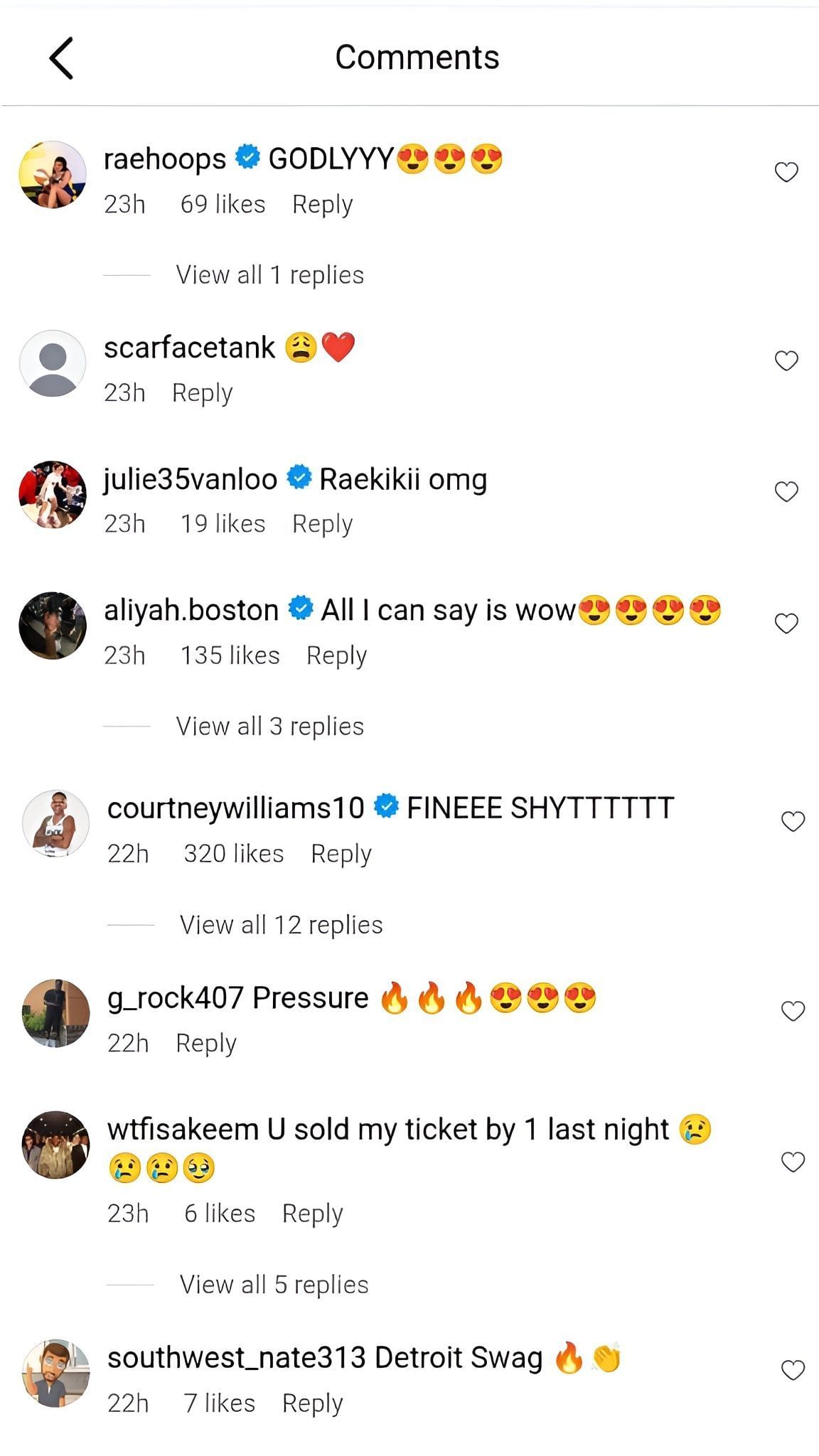Comments on the post