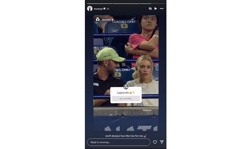 Screen snapshot of the Morgan Redde's Instagram story | Source: IG/Mooorgs