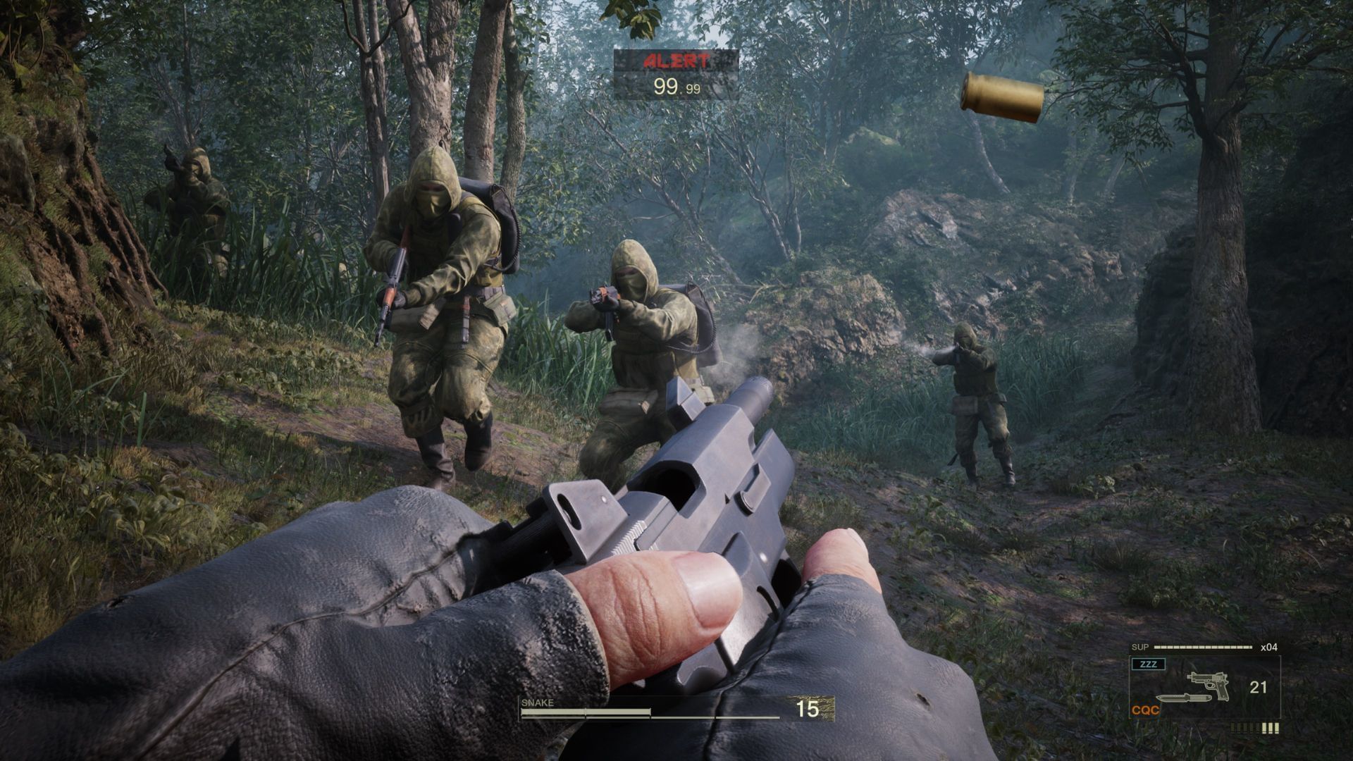 Metal Gear Solid Delta Snake Eater plays at up to 120 FPS on consoles (Image via Konami)