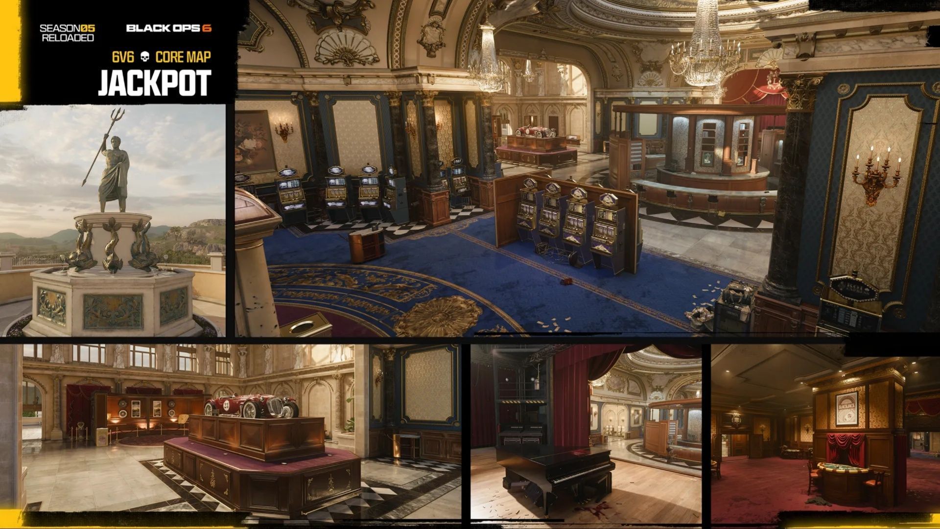 Jackpot map in BO6 (Image via Activision)