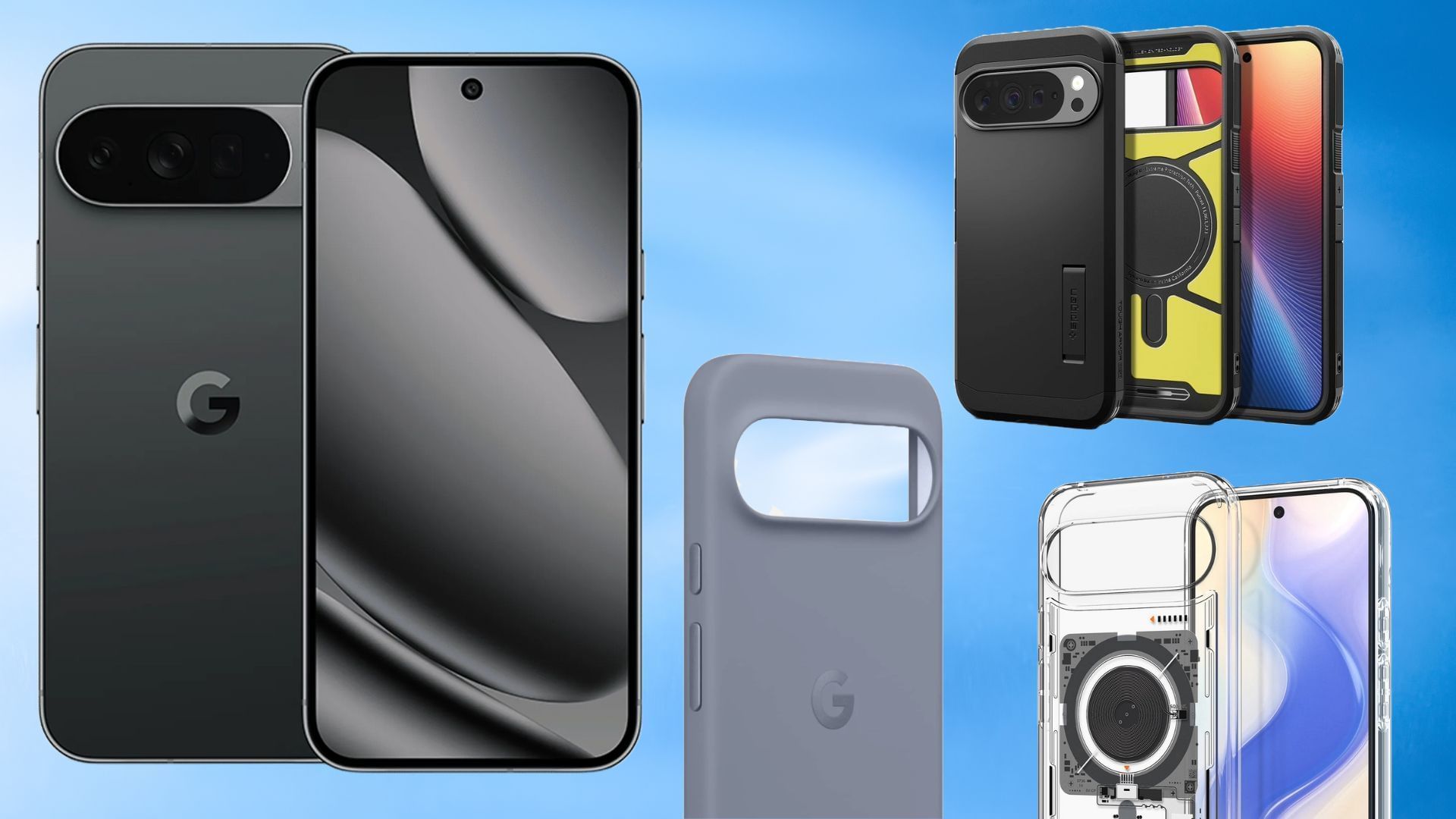 The best Google Pixel 10 Pro XL cases (Image via Google, Spigen)