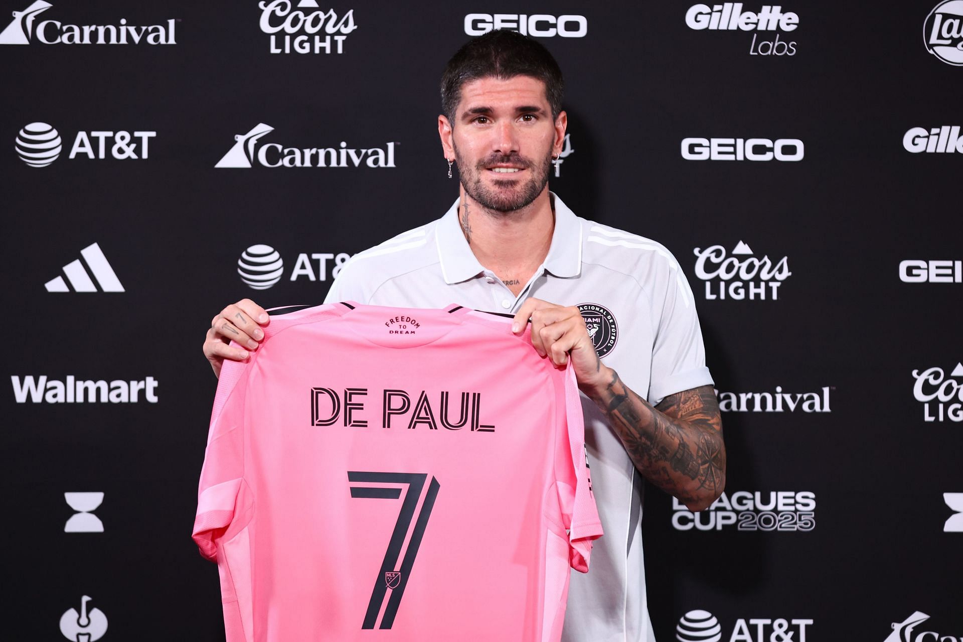 Rodrigo De Paul Introductory Press Conference at Inter Miami CF - Source: Getty