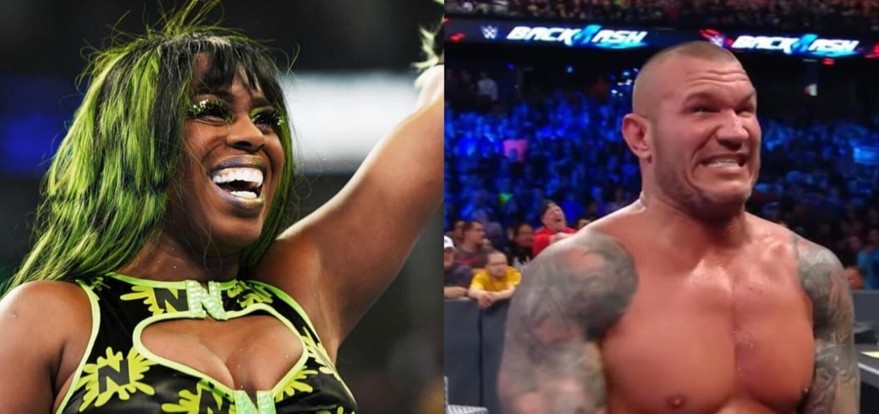 Naomi (right), Randy Orton (left). [Image credits: wwe.com and WWE on YouTube]
