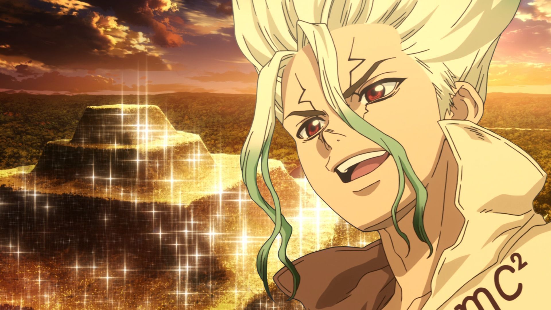 Dr. Stone: Science Future part 2 episode 5 - Senku and team arrive at the epicenter of the Medusa petrification