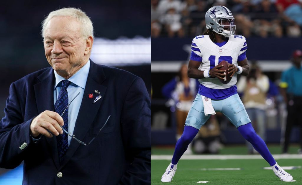 Jerry Jones was criticized due to the trade for Joe Milton - Source: Getty