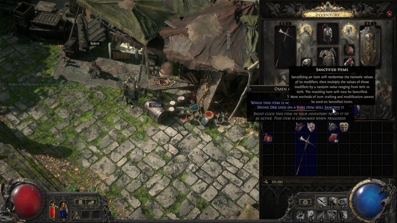 Item Sanctification (Image via GGG)