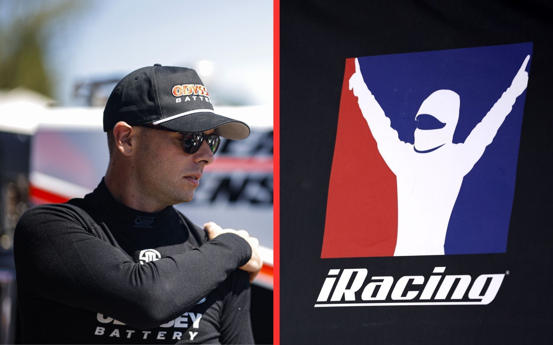 Scott McLaughlin (L) and iRacing (R)
