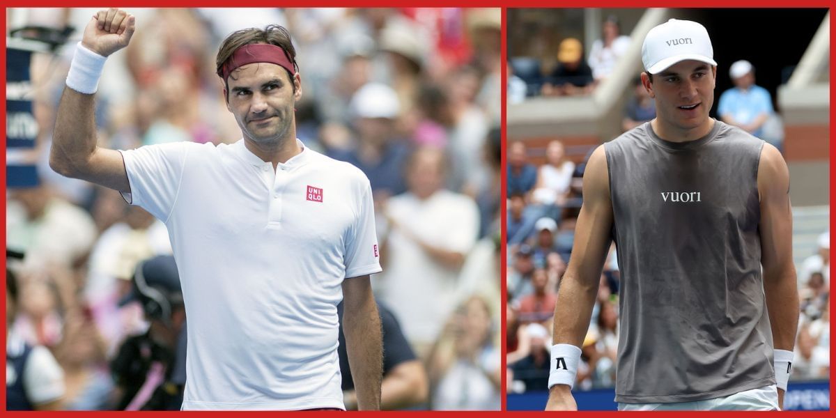 Roger Federer and Jack Draper (Source: Getty)