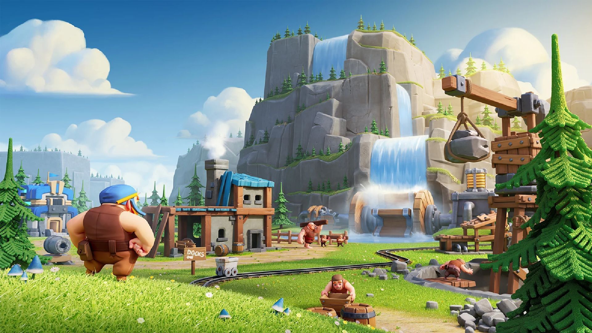 change scenery in Clash of Clans