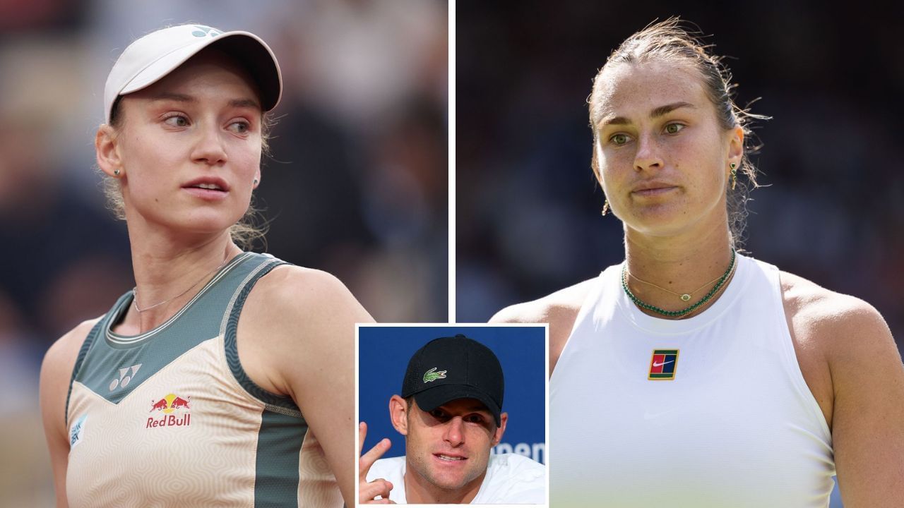Elena Rybakina, Aryna Sabalenka and Andy Roddick