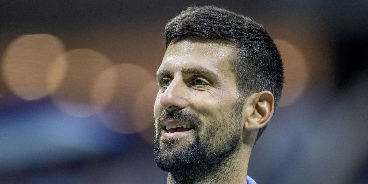 Novak Djokovic at the 2023 US Open (Source: Getty)