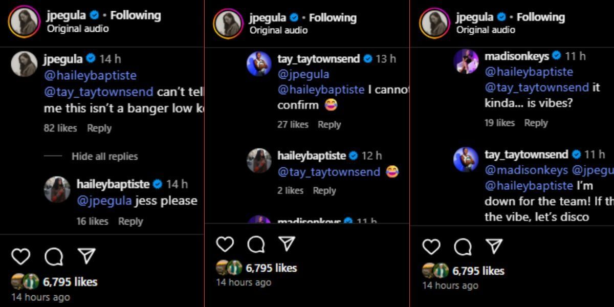 Screenshot of the Instagram post&#039;s comment section.