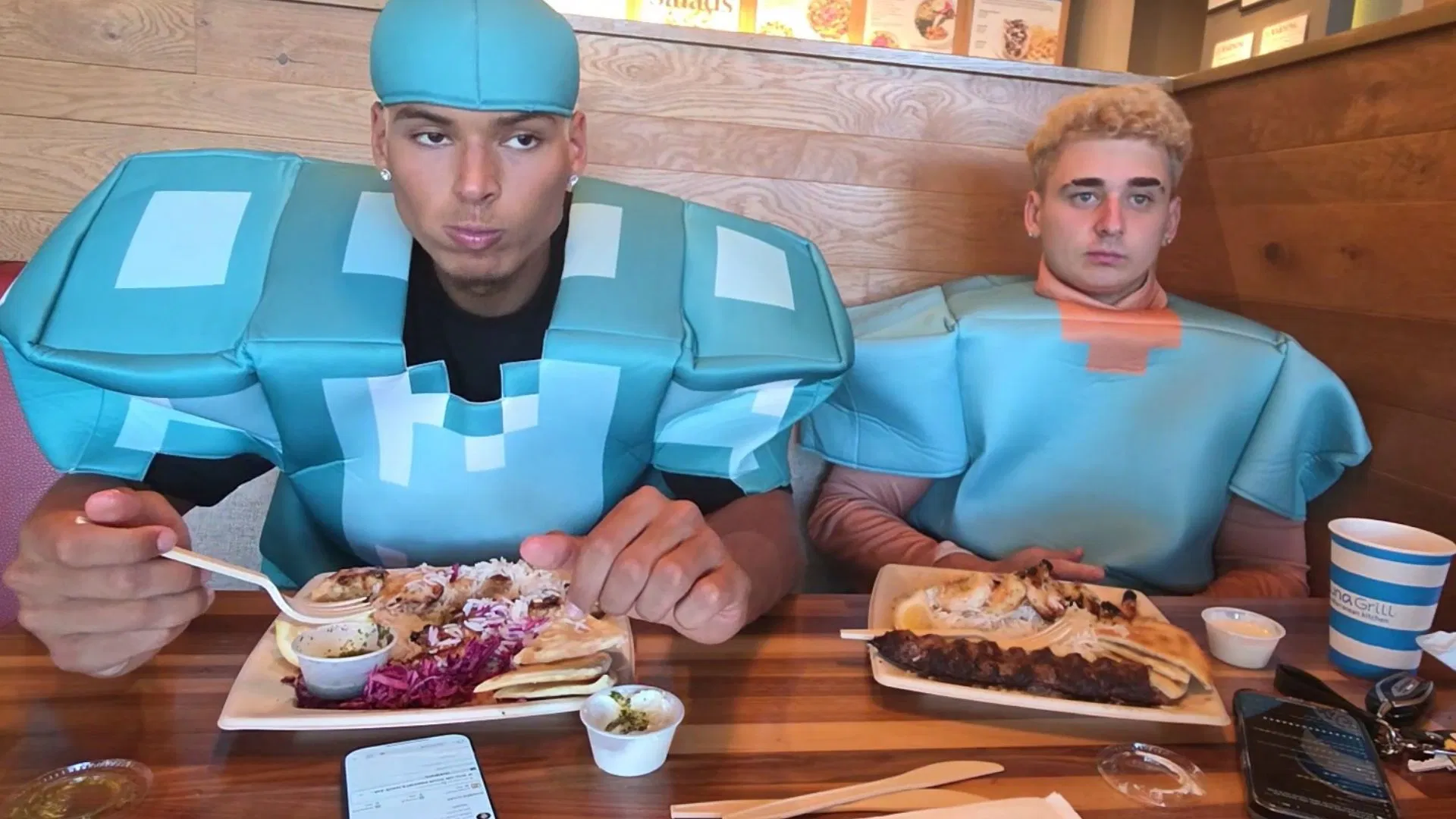 Twitch streamers Marlon and Lacy are hosting a non-stop Hardcore Minecraft broadcast (Image via Lacy/Twitch)