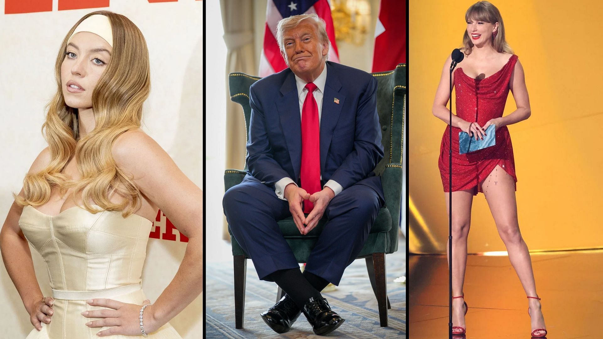 Trump calls Sydney Sweeney's viral American Eagle ad "HOTTEST," says Taylor Swift is "NO LONGER HOT" - Megyn Kelly reacts
