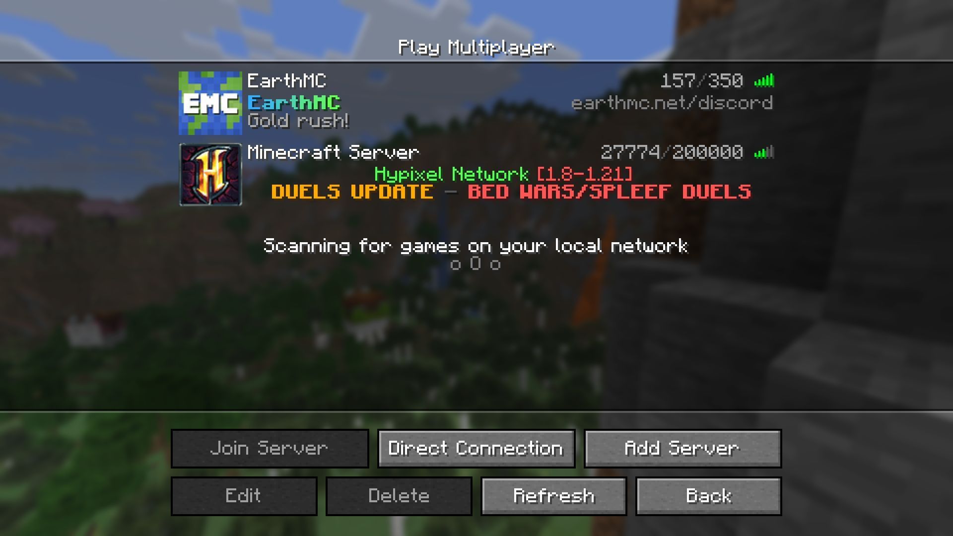 Minecraft servers