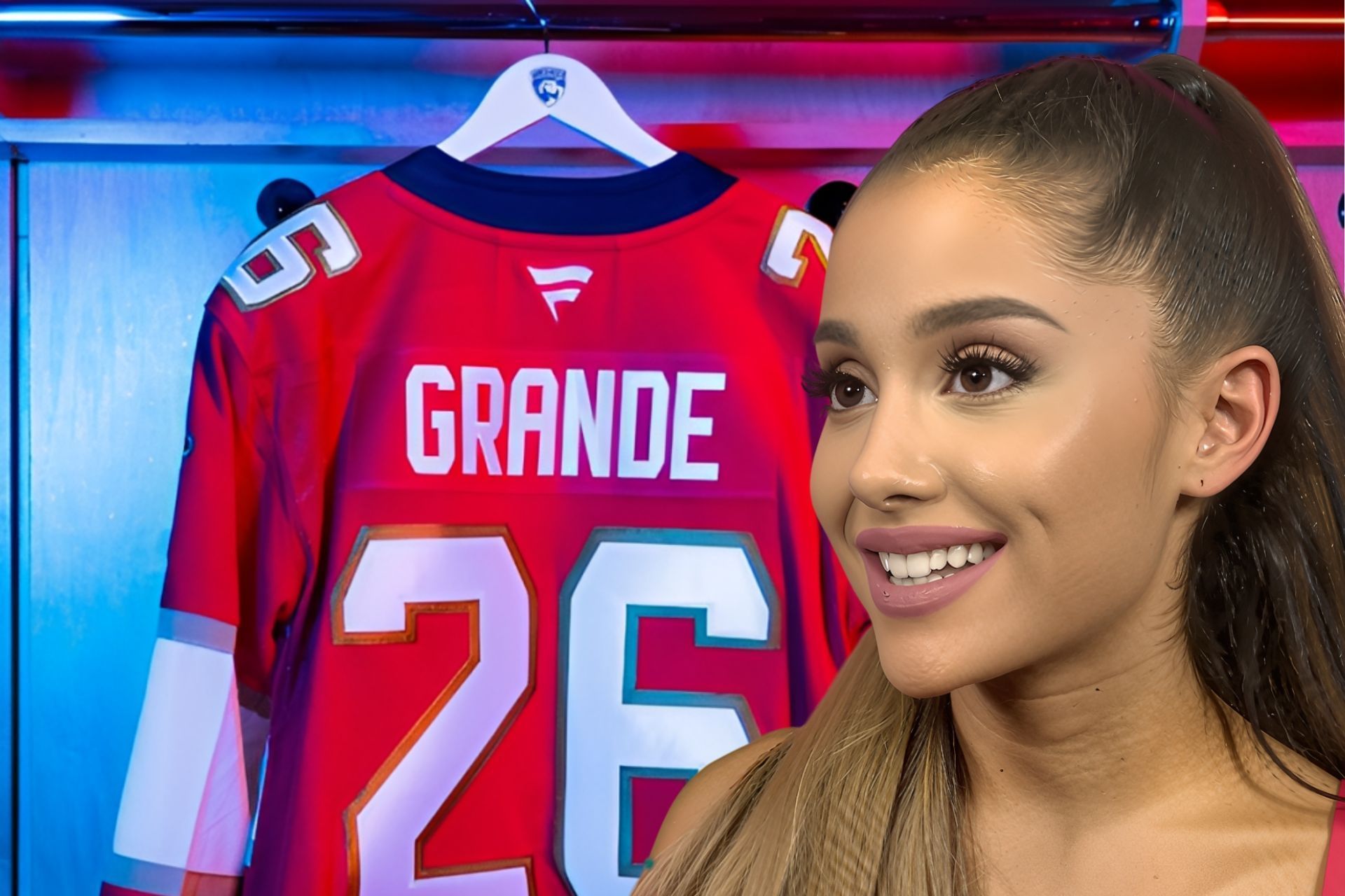 Florida Panthers shared a special post for Ariana Grande (Image Credit: IG @flapanthers)