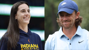 Caitlin Clark pins her hopes on Tommy Fleetwood to win $40,000,000 prize in Tour Championship