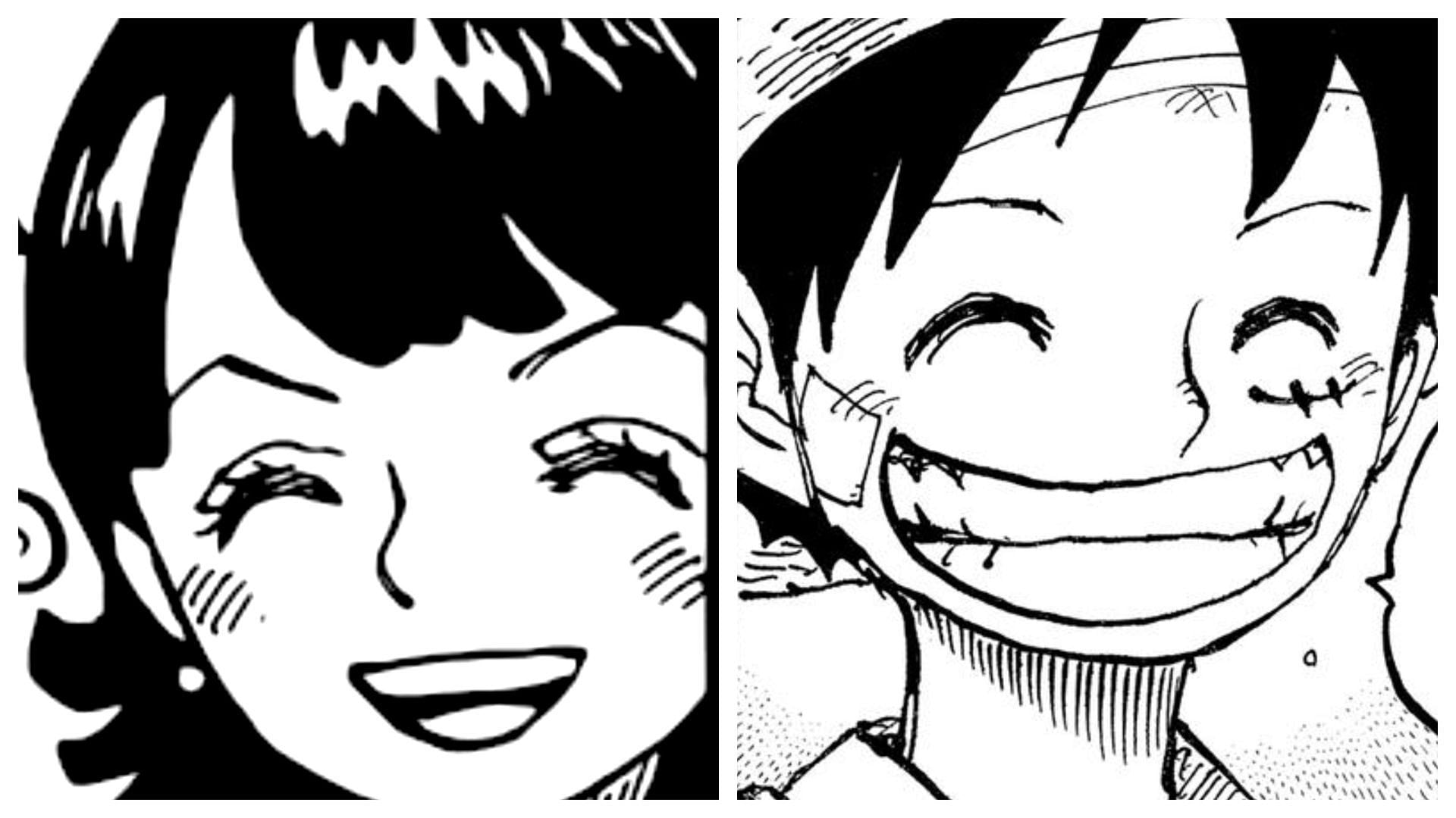 Tritoma and Luffy do resemble each other (Image via Shueisha)