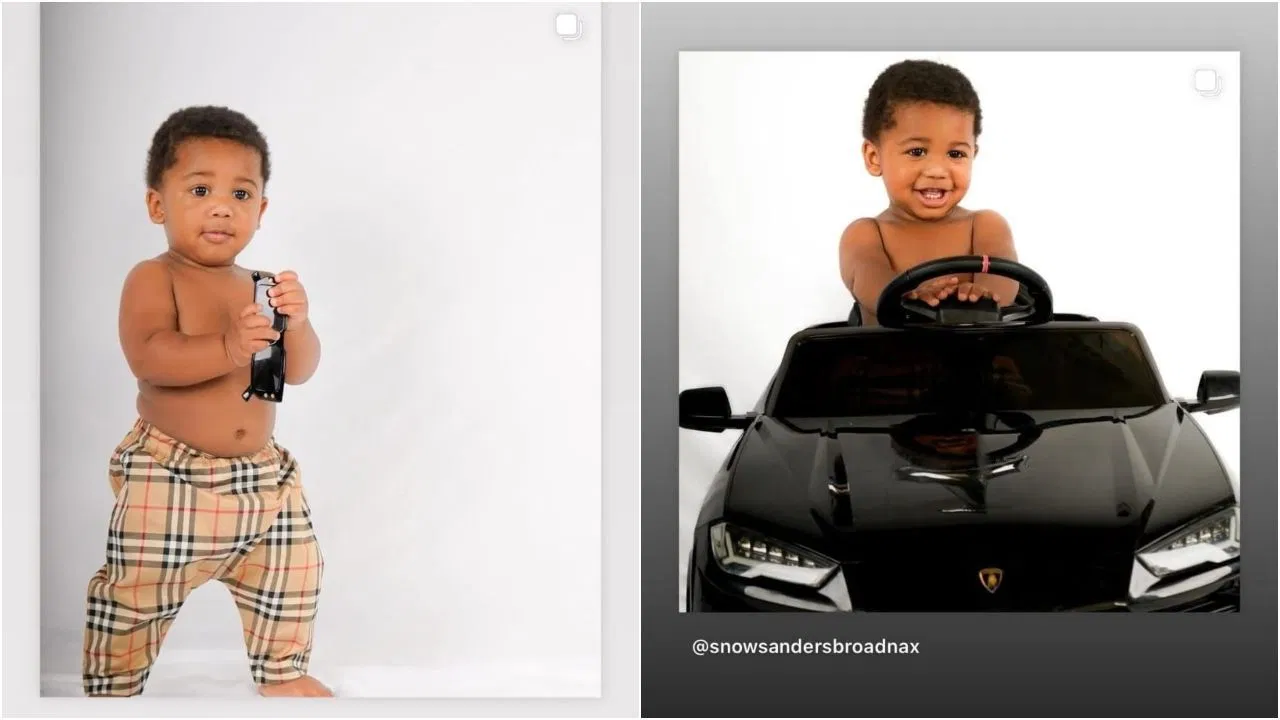 Coach Prime&#039;s grandson Baby Snow