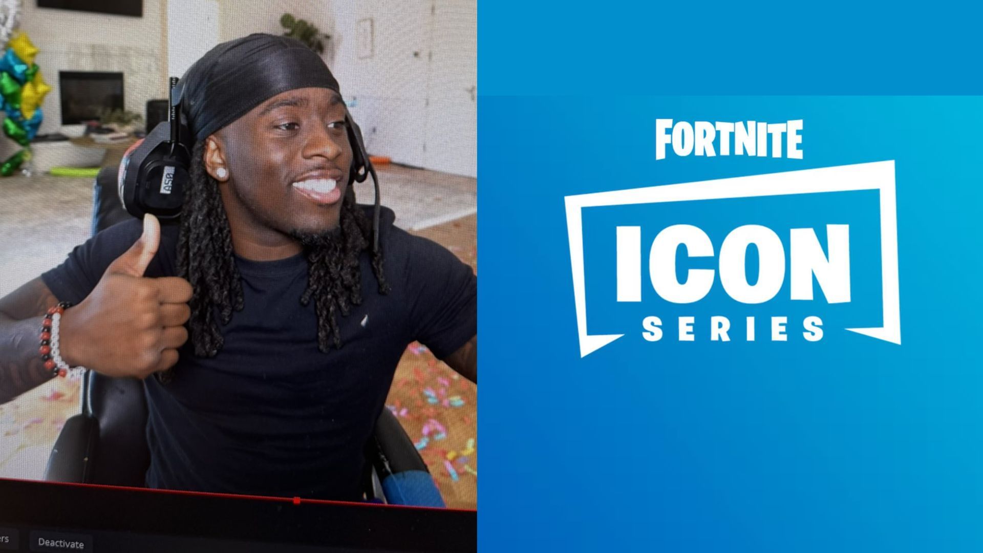 Everything about the Fortnite x Kai Cenat collaboration (Image via X/@KaiCenat || Epic Games)