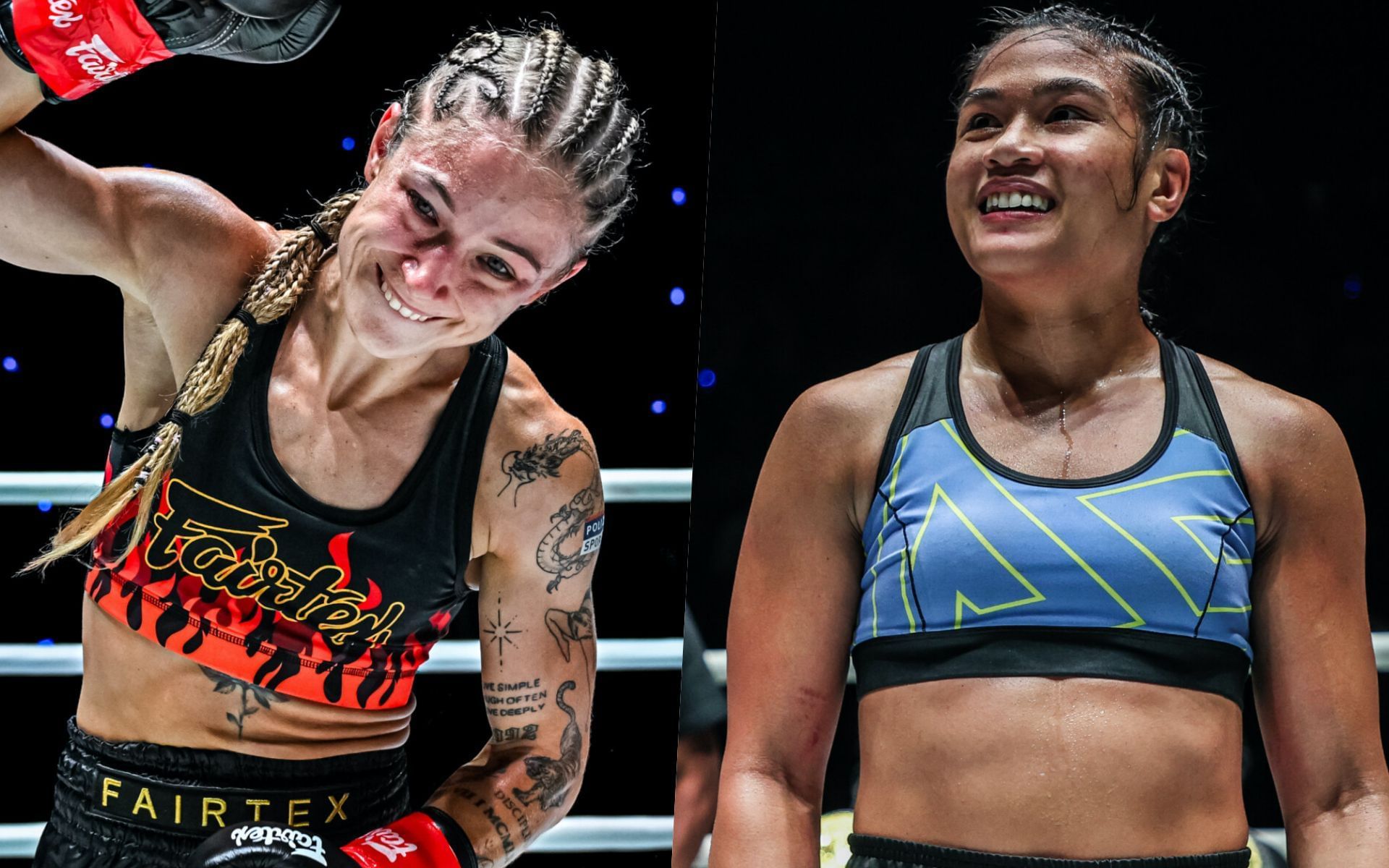 Stella Hemetsberger (L) and Jackie Buntan (R) | Image by ONE Championship