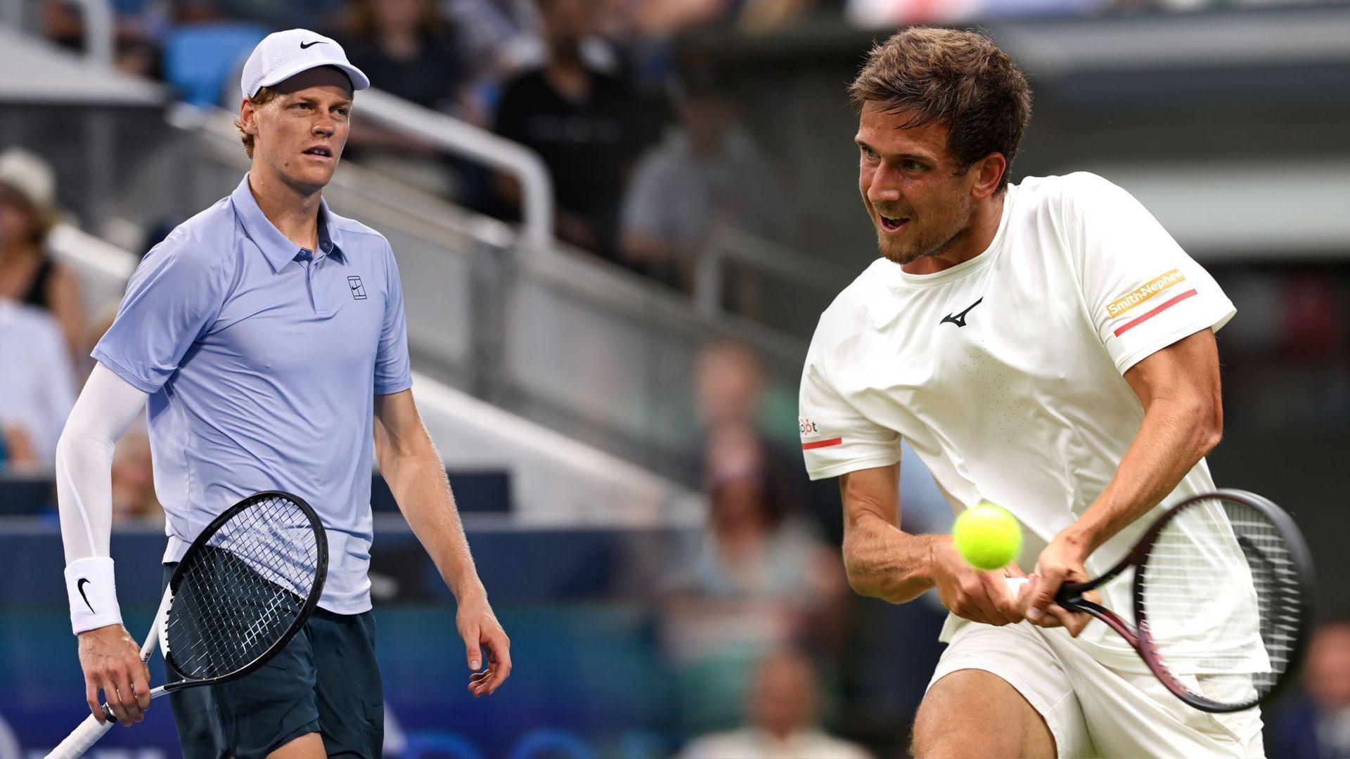 Jannik Sinner vs Vit Kopriva is one of the first-round matches at the US Open 2025. (Photos: Getty)